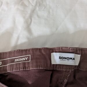 Sonoma Skinny Pants - Plum